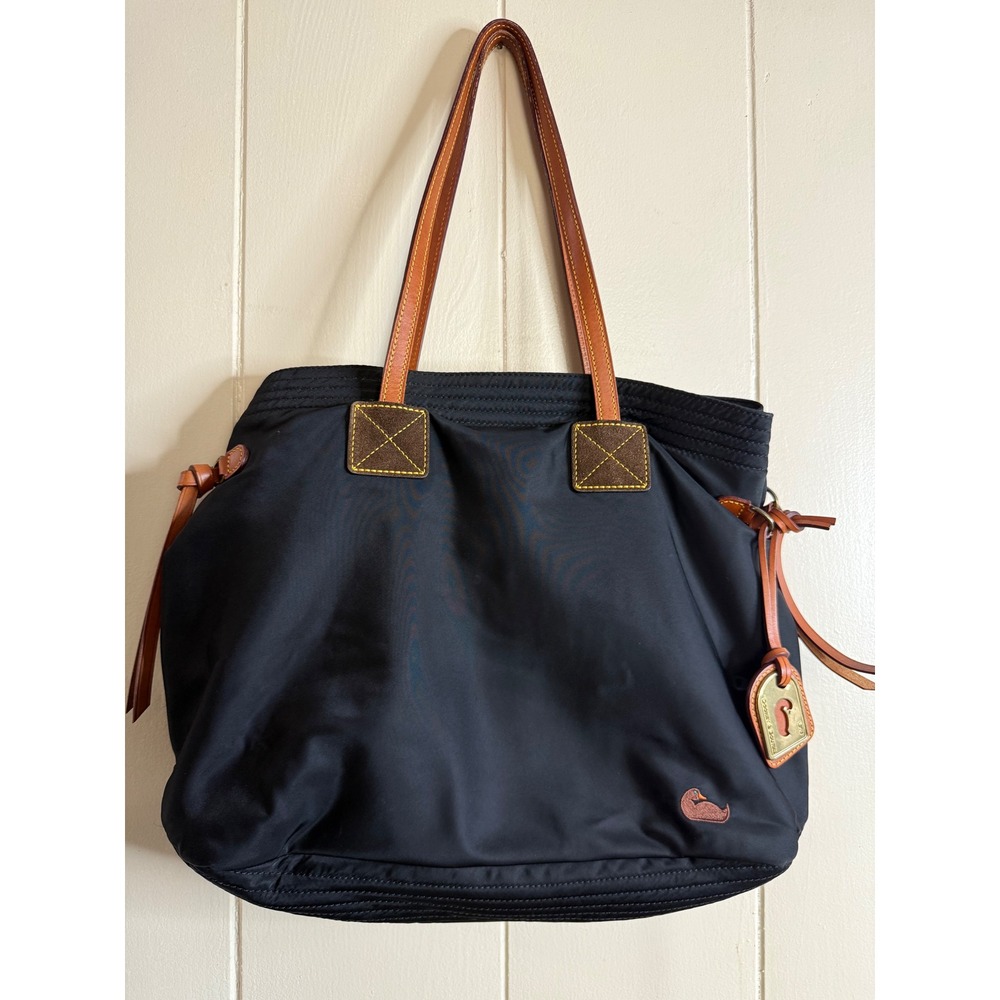 Dooney & Bourke Tote Bag Women's Leather‎ Trim Accents Duck Logo